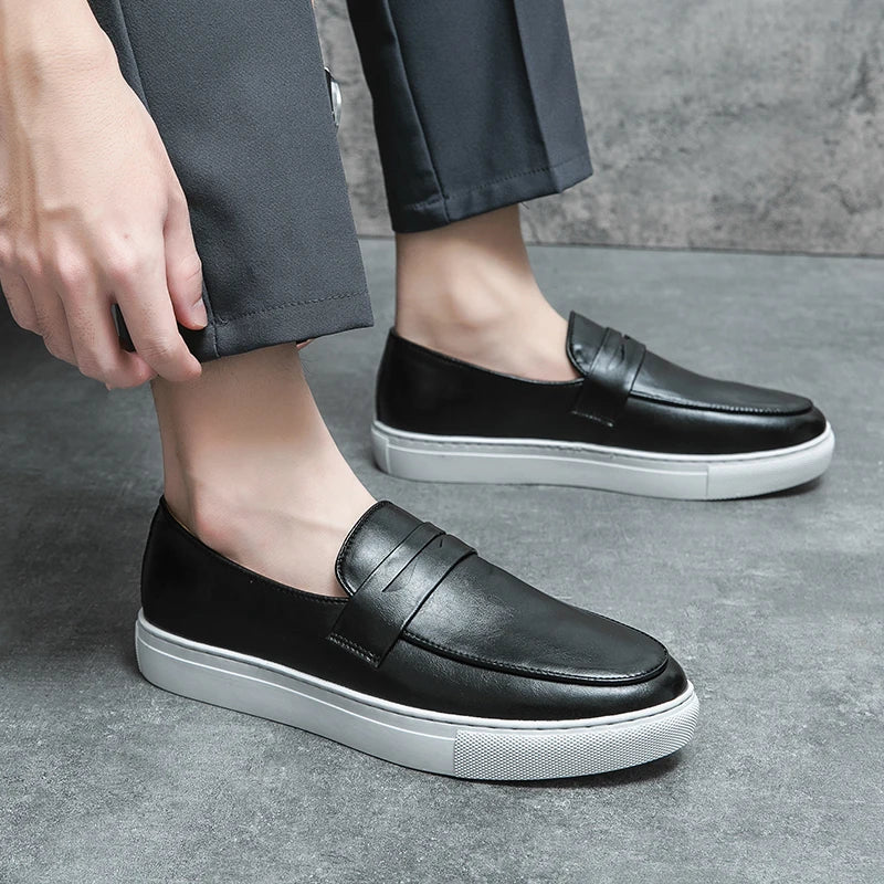 Men's Premium Classic Penny Loafers with Lightweight Sole