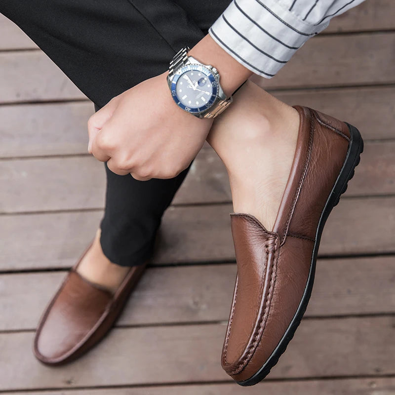 Men's Premium Slip-On Loafers for Comfort and Style