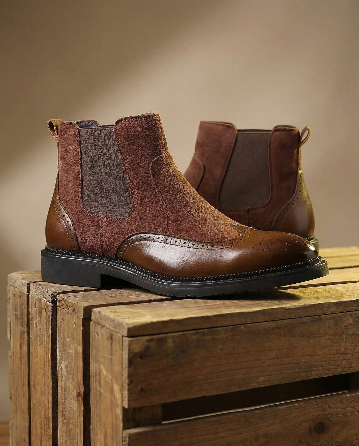Men's Premium Leather Classic Chelsea Boots