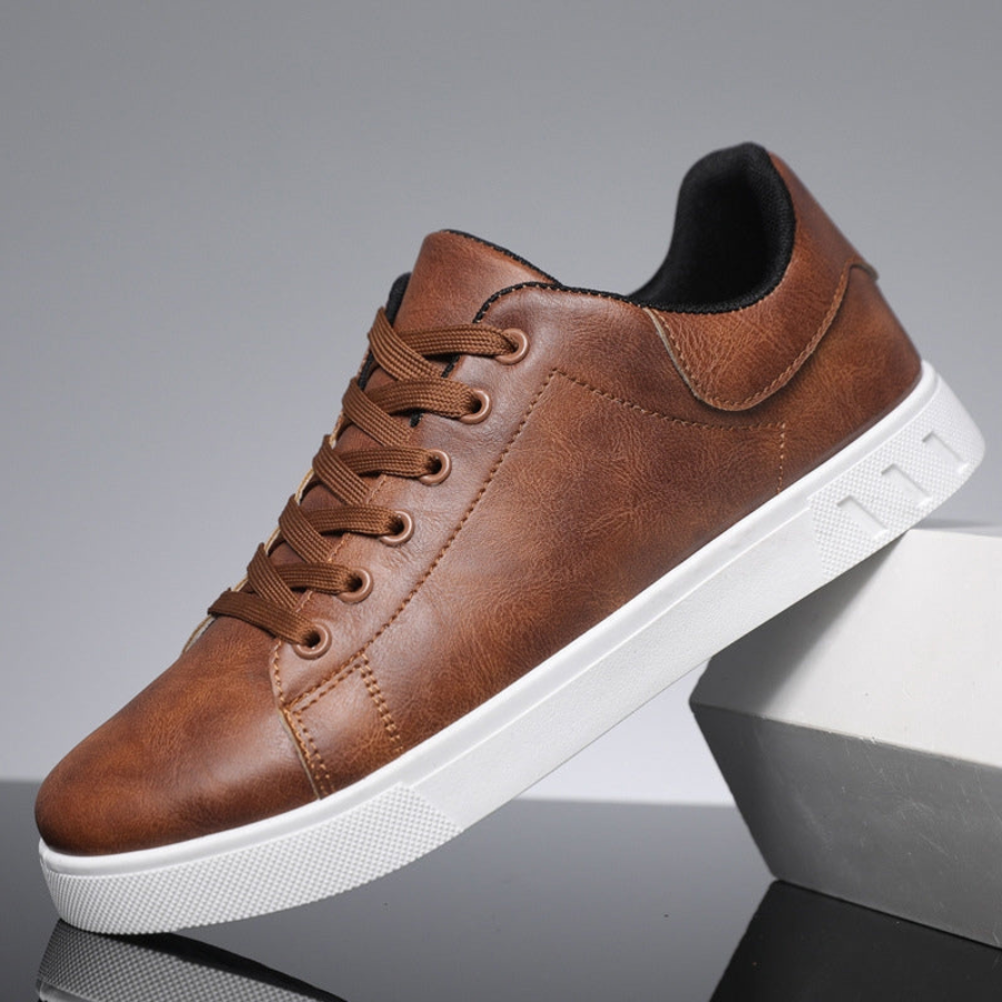 Men's Low Top Lace-Up Sneakers for Everyday Comfort