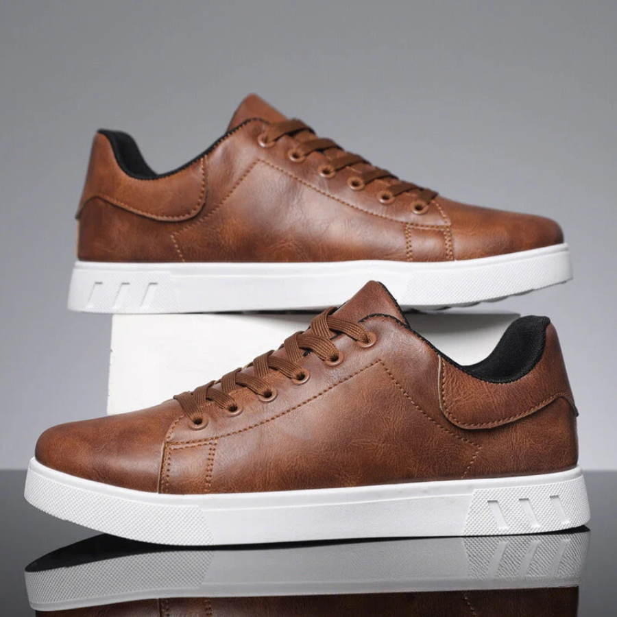 Men's Low Top Lace-Up Sneakers for Everyday Comfort