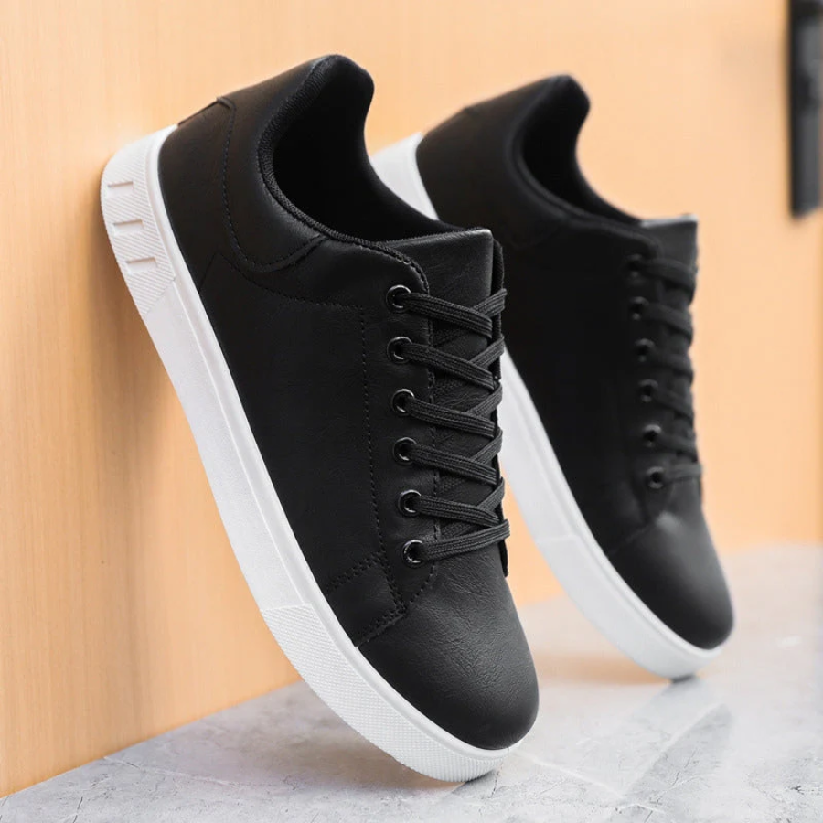 Men's Low Top Lace-Up Sneakers for Everyday Comfort
