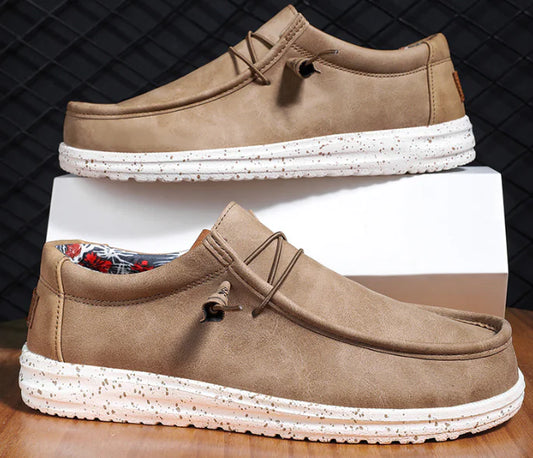 Men's Slip-On Loafers with Plush Upper and Featherlight Cushioning