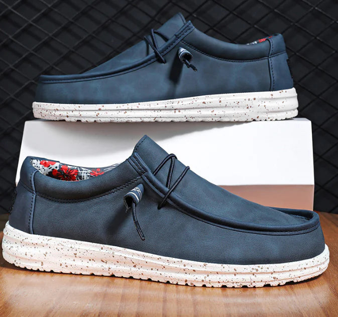 Men's Slip-On Loafers with Plush Upper and Featherlight Cushioning