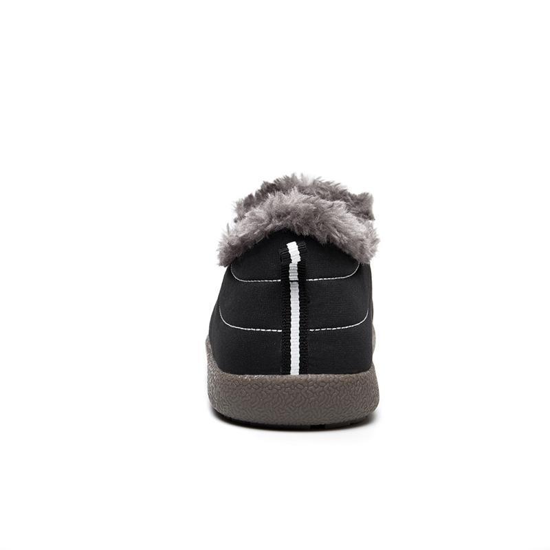 Men's Cozy Insulated Snow Boots with Round Toe Design