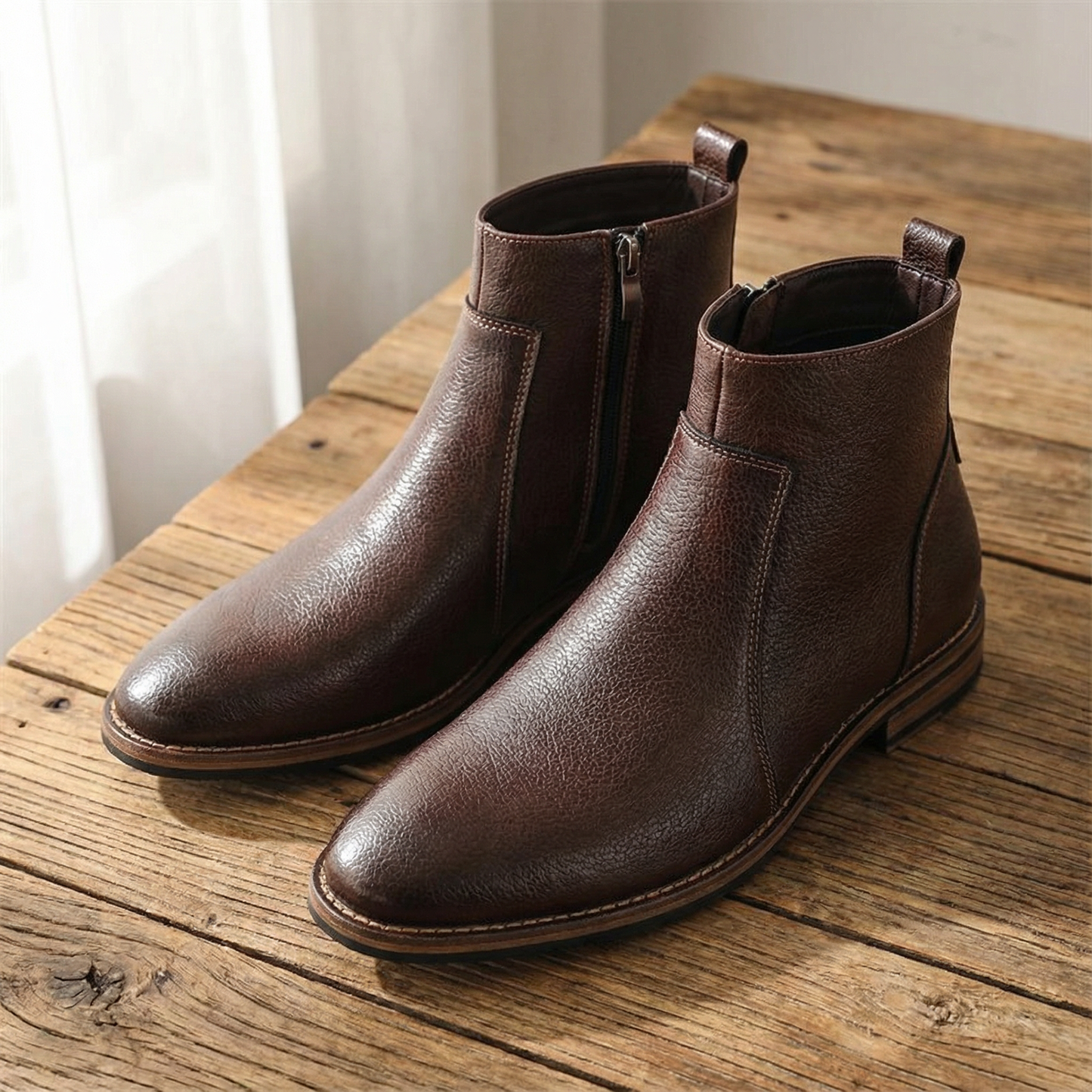 Men's Full-Grain Leather Everyday Boots