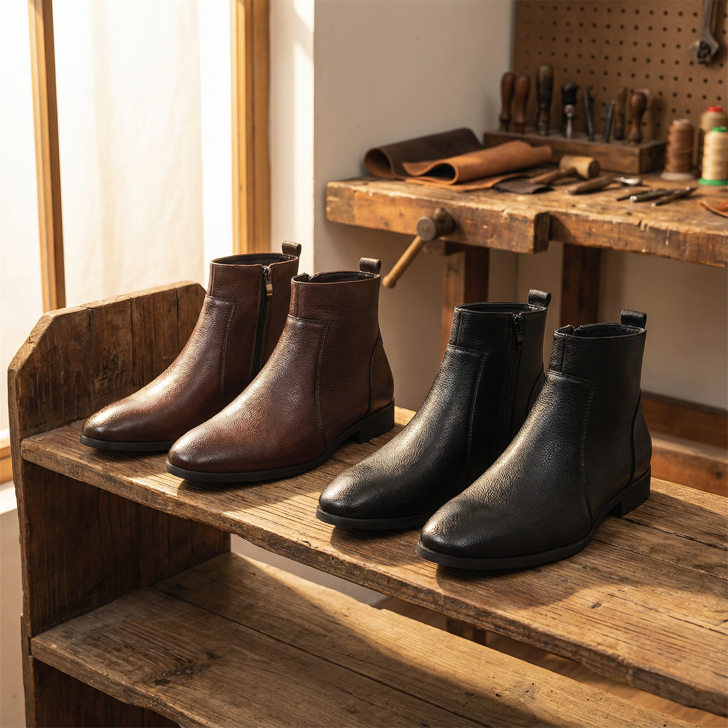 Men's Full-Grain Leather Everyday Boots