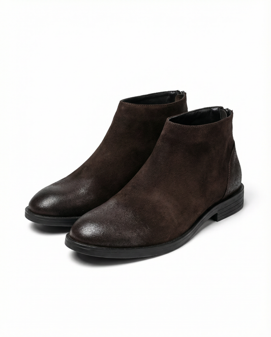Men's Premium Leather Ankle Boots for All-Day Comfort