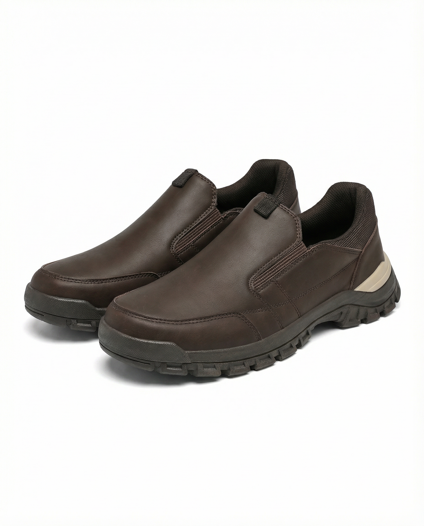 Men's Slip-On Loafers with Durable Lug Sole