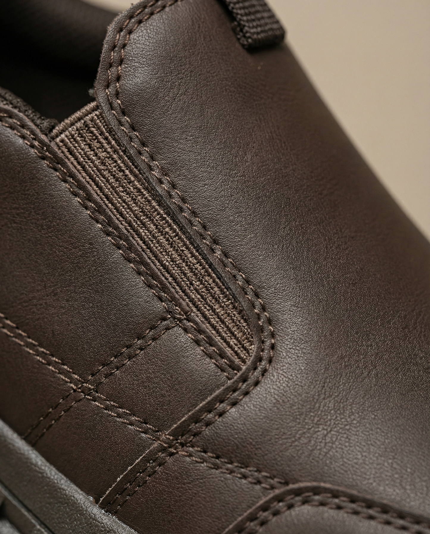 Men's Slip-On Loafers with Durable Lug Sole