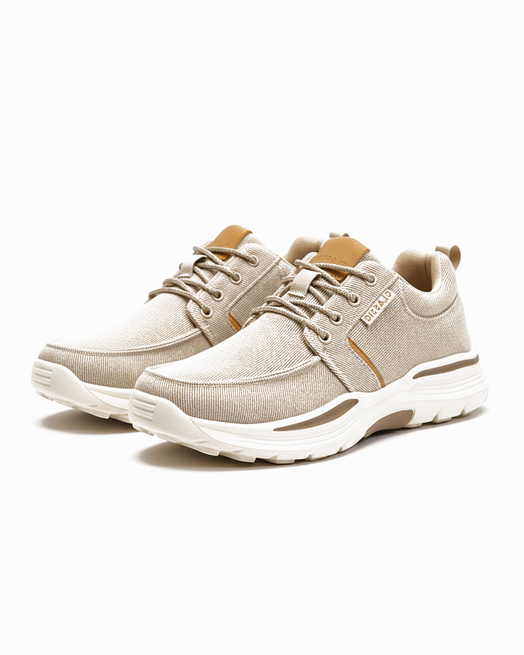 Men's Lightweight Canvas Moc-Toe Sneakers
