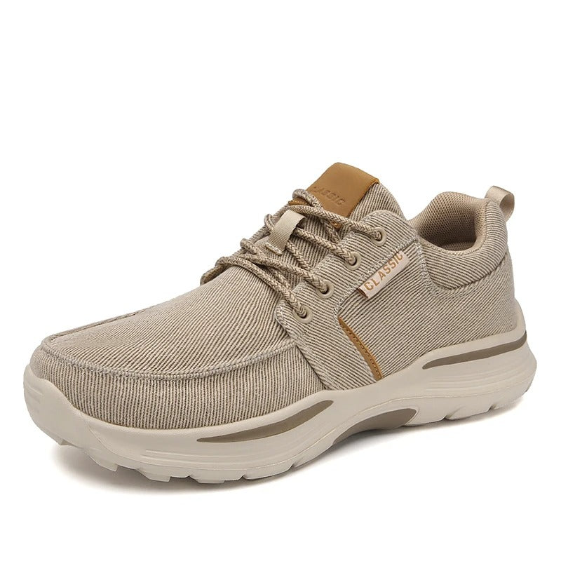 Men's Lightweight Canvas Moc-Toe Sneakers
