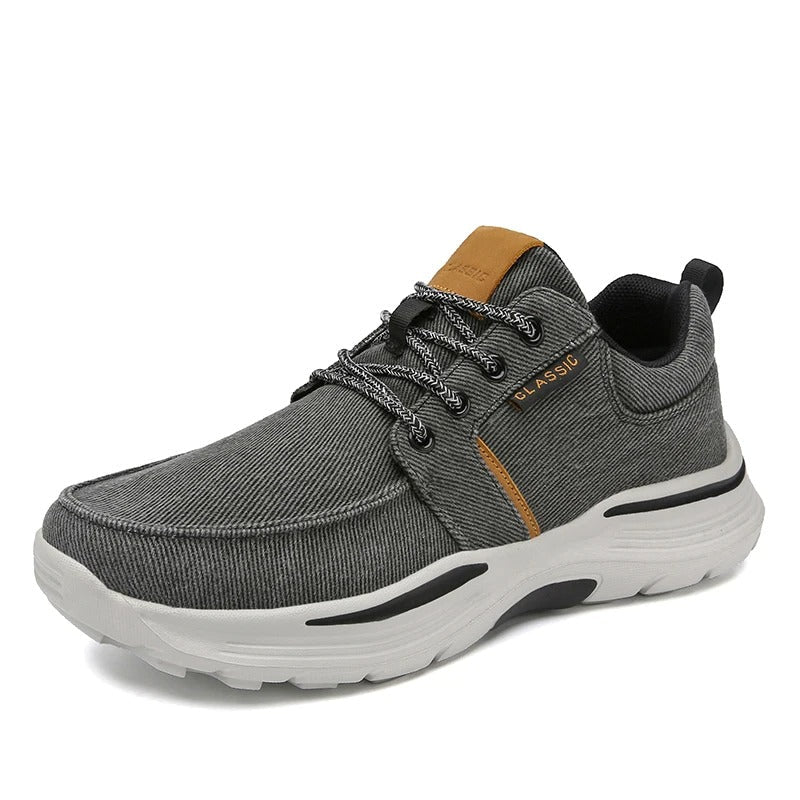 Men's Lightweight Canvas Moc-Toe Sneakers