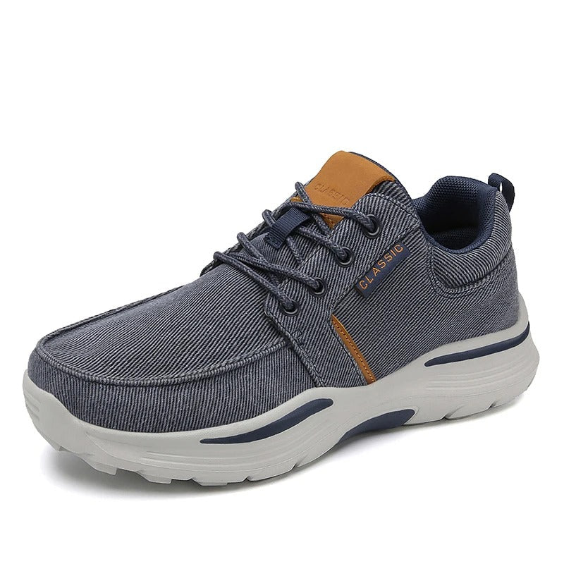 Men's Lightweight Canvas Moc-Toe Sneakers