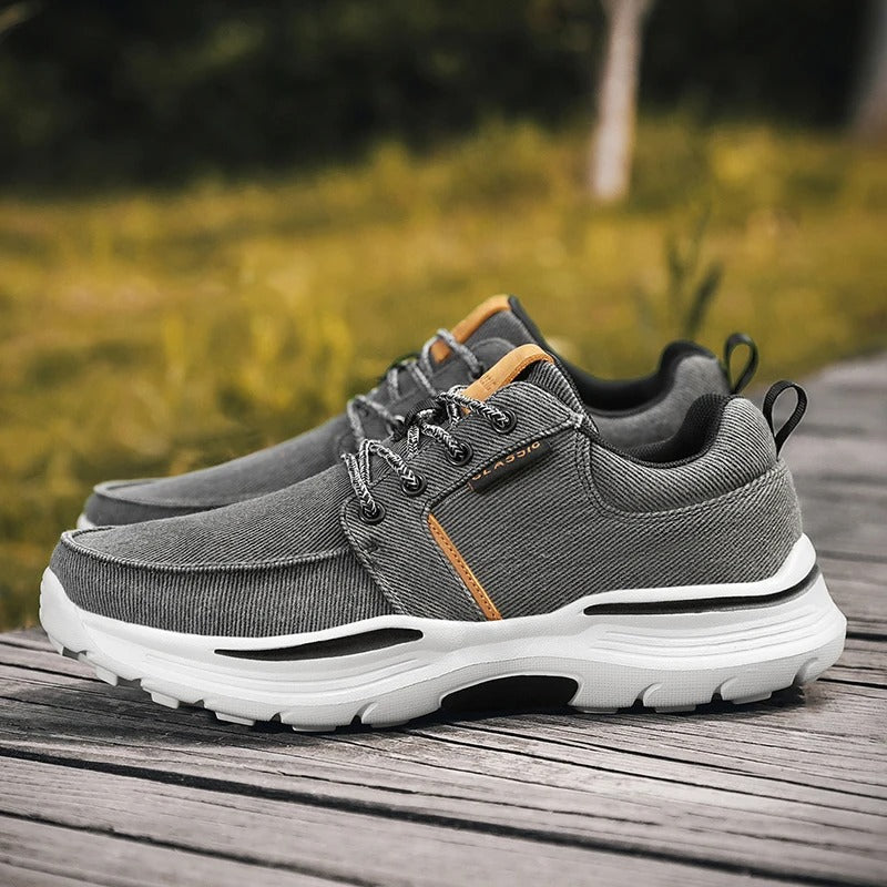 Men's Lightweight Canvas Moc-Toe Sneakers