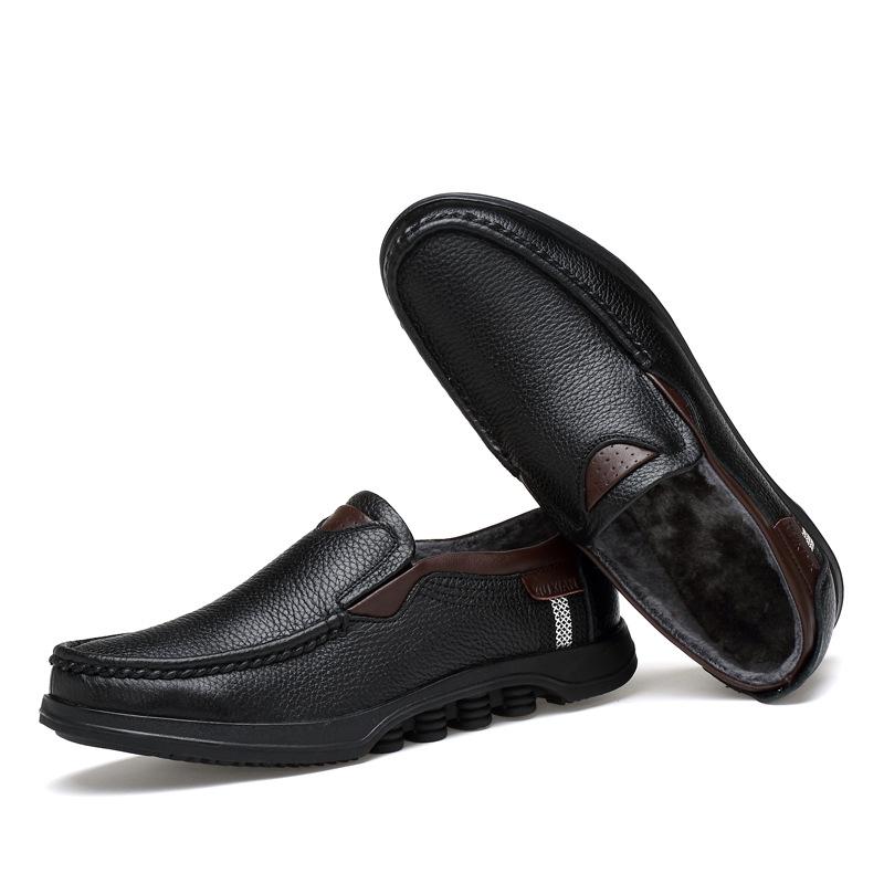 Men's Casual Slip-On Loafers with Rubber Outsole