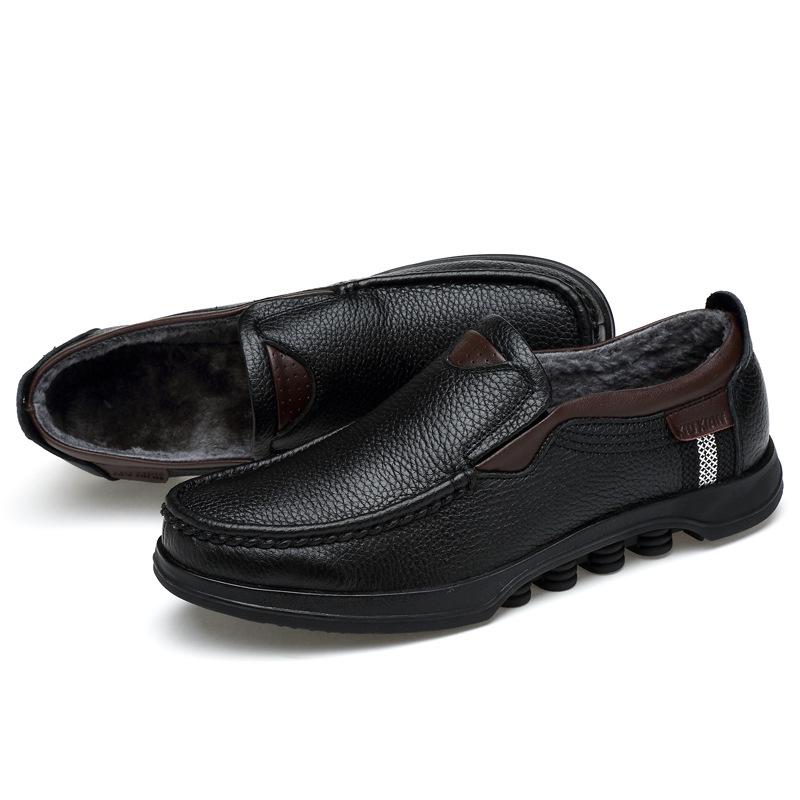Men's Casual Slip-On Loafers with Rubber Outsole