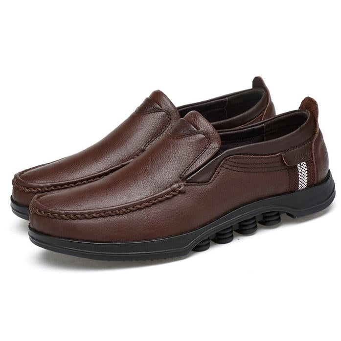 Men's Casual Slip-On Loafers with Rubber Outsole