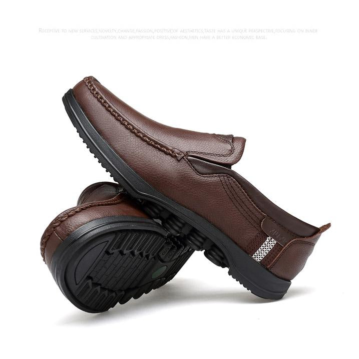 Men's Casual Slip-On Loafers with Rubber Outsole
