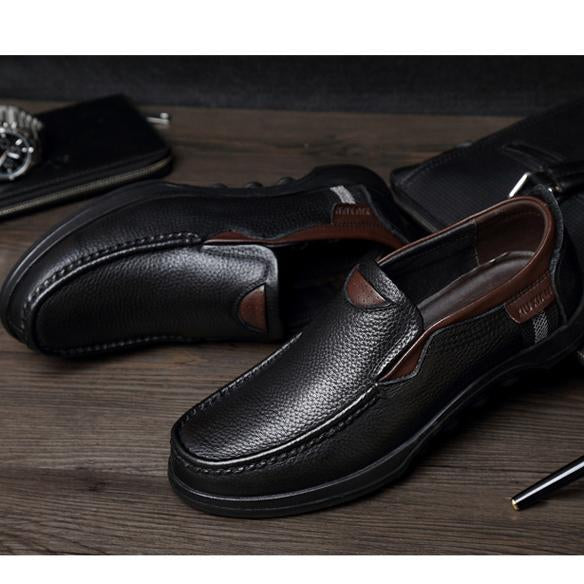 Men's Casual Slip-On Loafers with Rubber Outsole