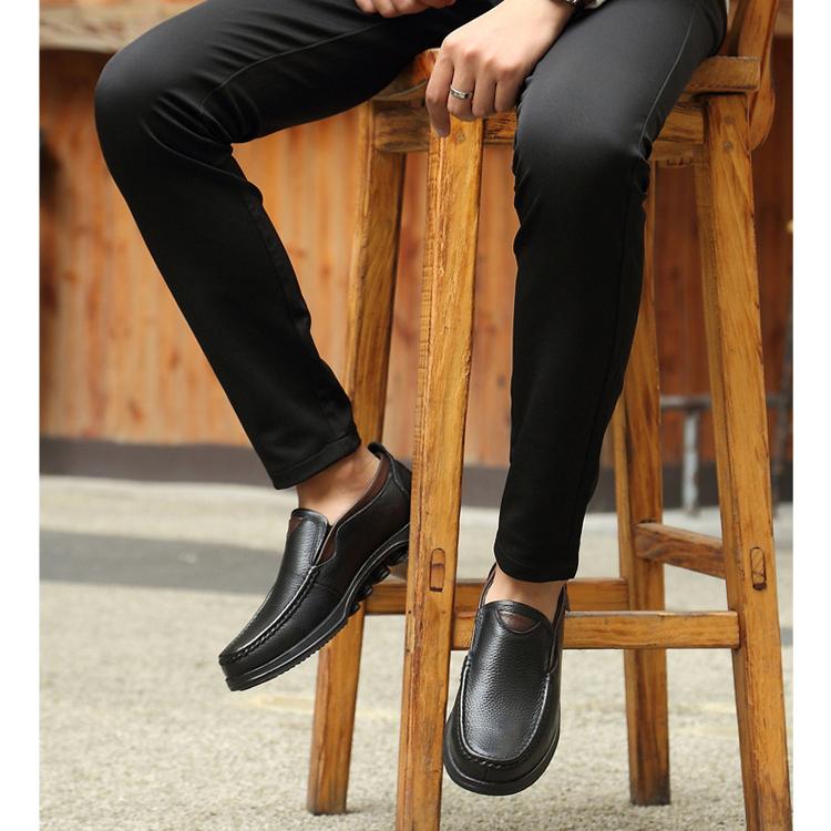 Men's Casual Slip-On Loafers with Rubber Outsole