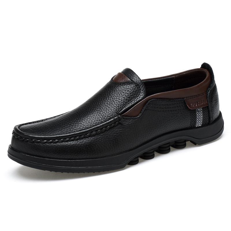 Men's Casual Slip-On Loafers with Rubber Outsole