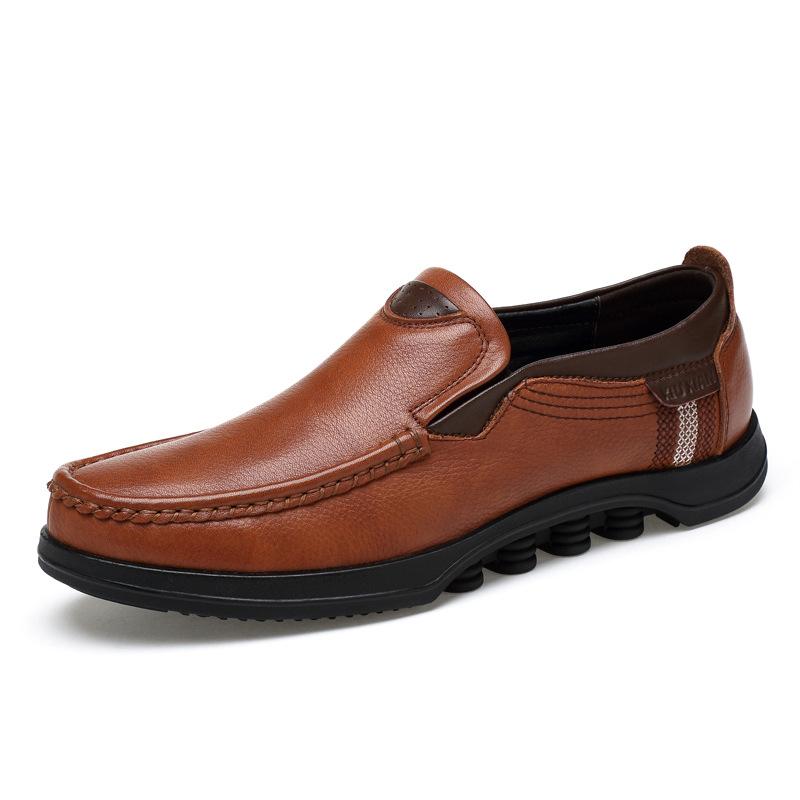 Men's Casual Slip-On Loafers with Rubber Outsole