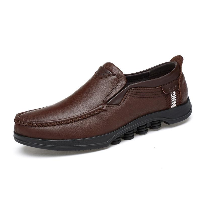 Men's Casual Slip-On Loafers with Rubber Outsole