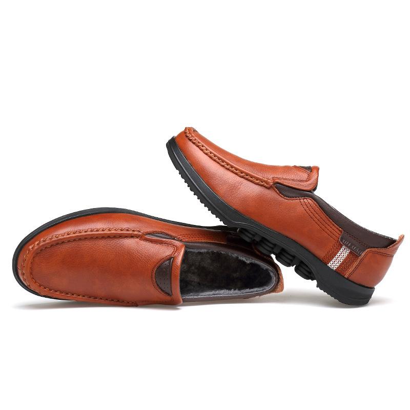Men's Casual Slip-On Loafers with Rubber Outsole
