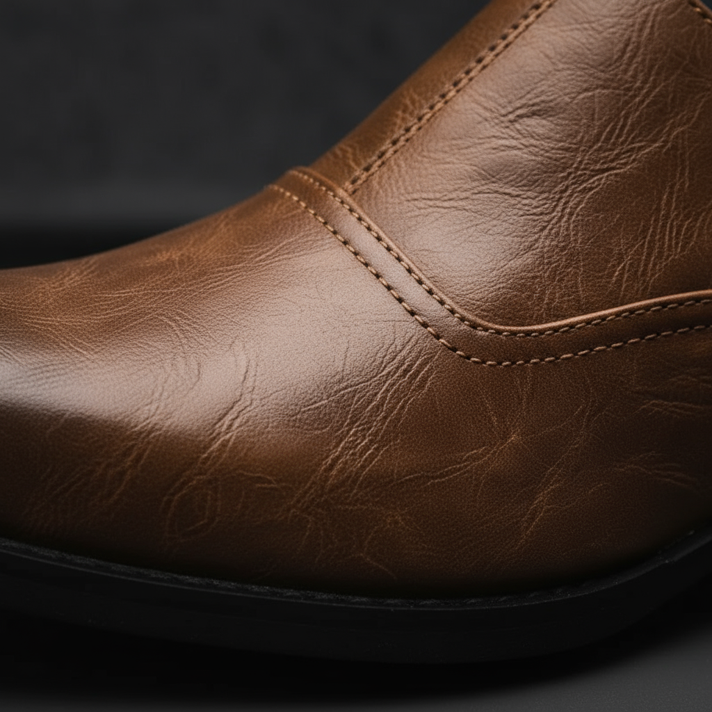 Men's Full-Grain Leather Work Boots - Durable & Comfortable