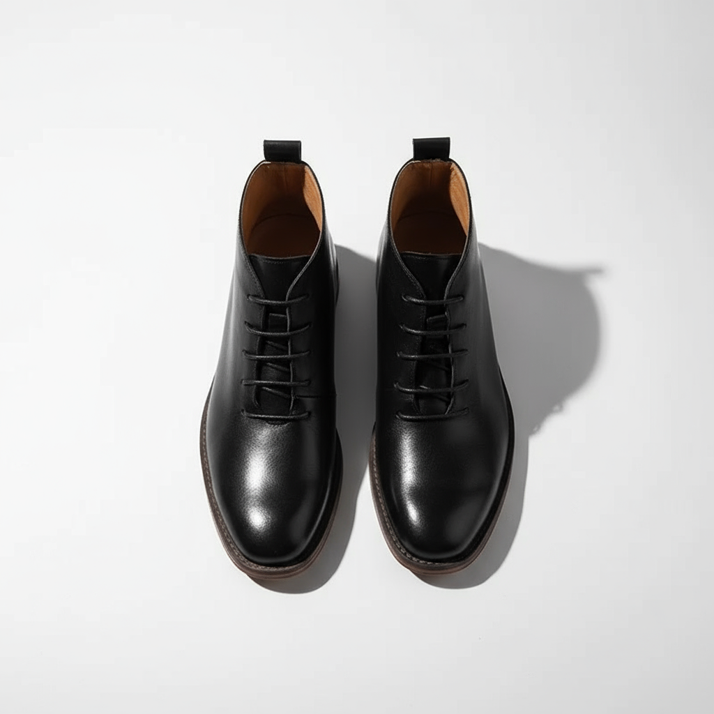 Men's Premium Full-Grain Leather Ankle Boots