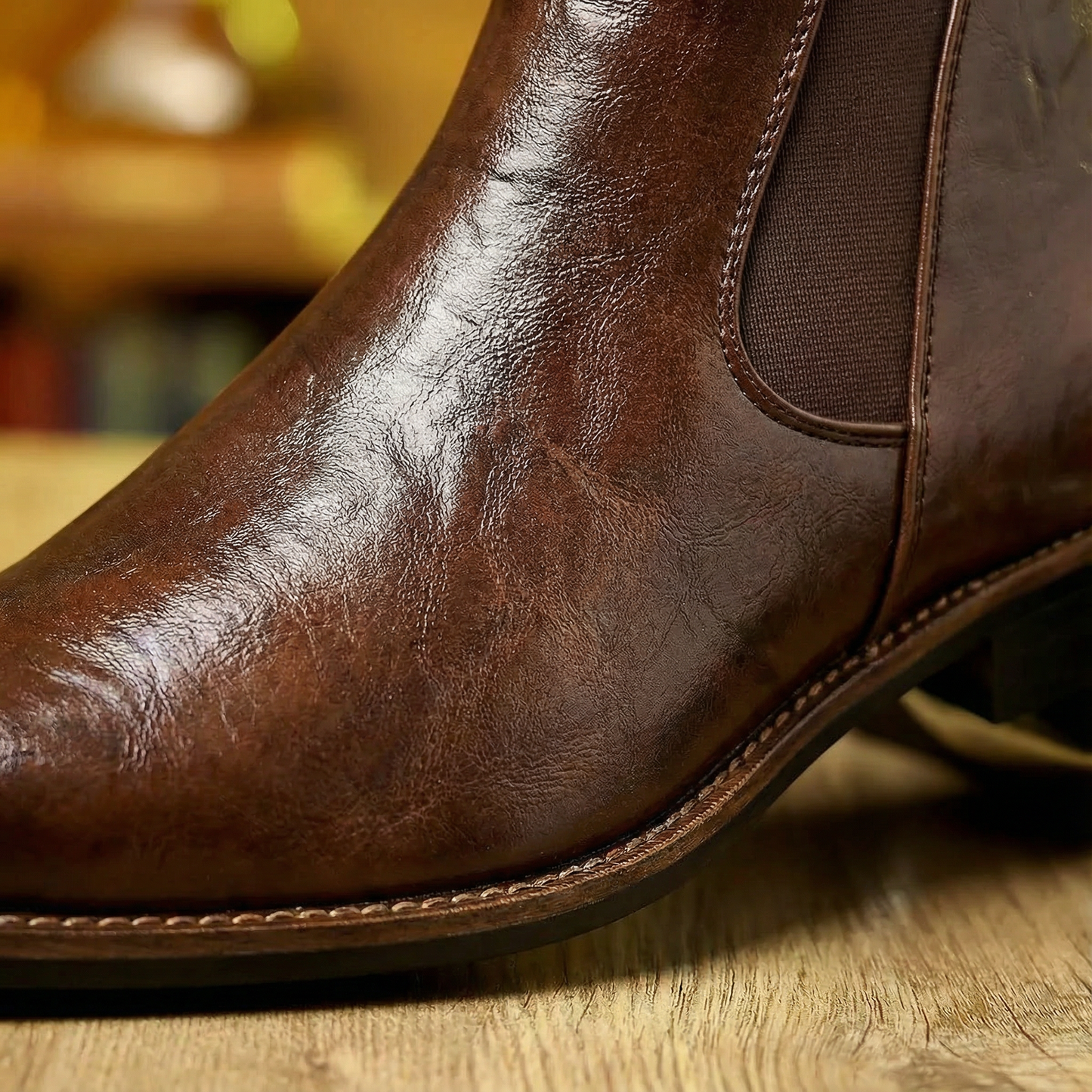 Men's Premium Full-Grain Chelsea Boots - Slip-On Urban Style