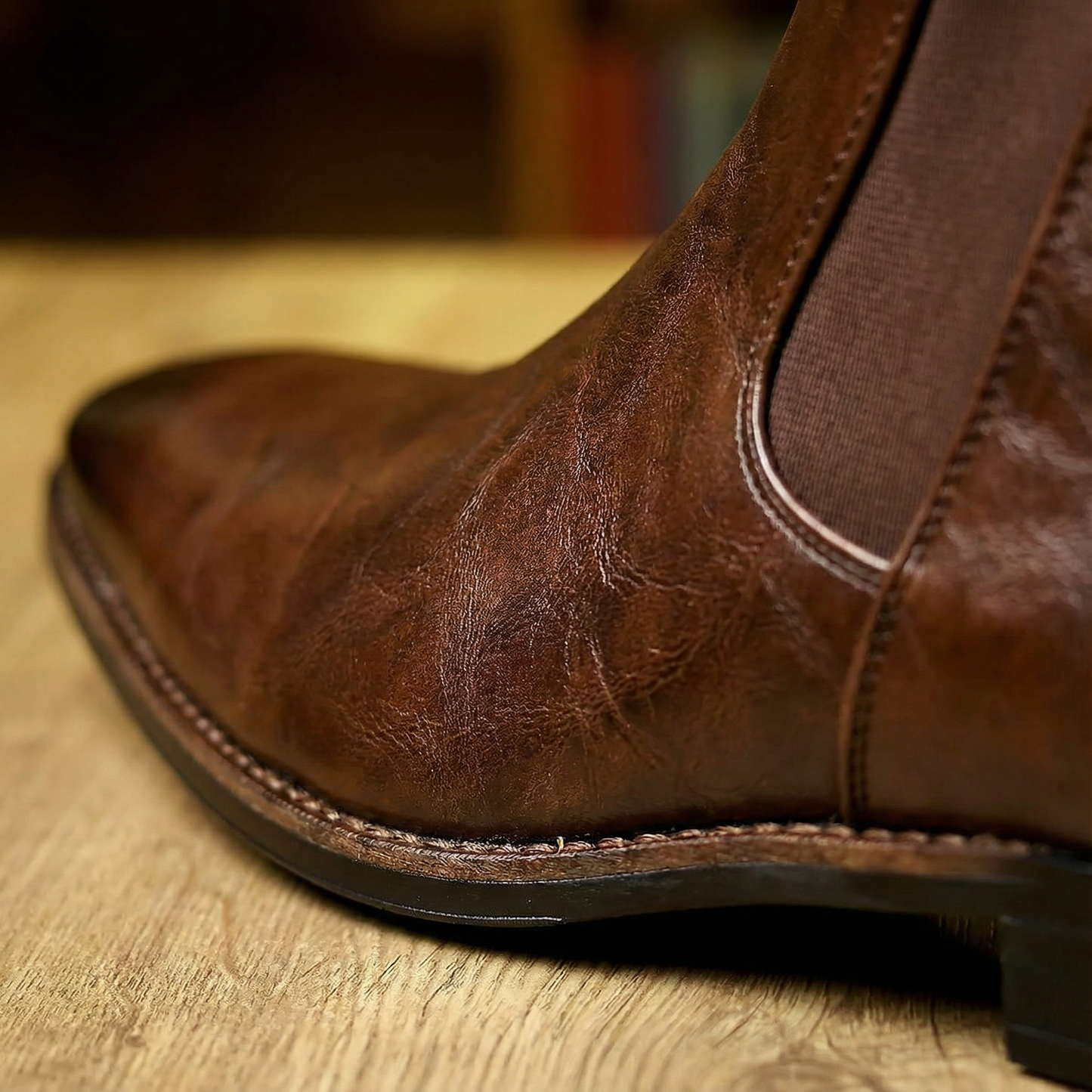 Men's Premium Full-Grain Chelsea Boots - Slip-On Urban Style