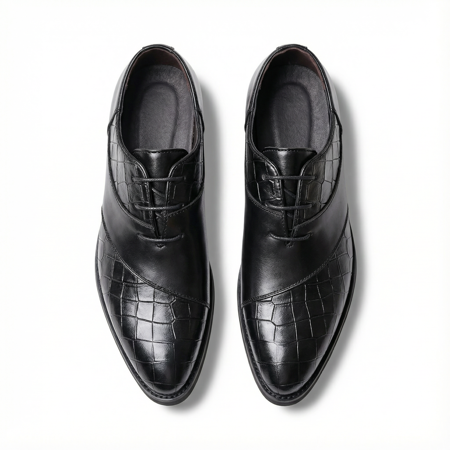 Men's Textured Oxford Dress Shoes for Comfort and Durability