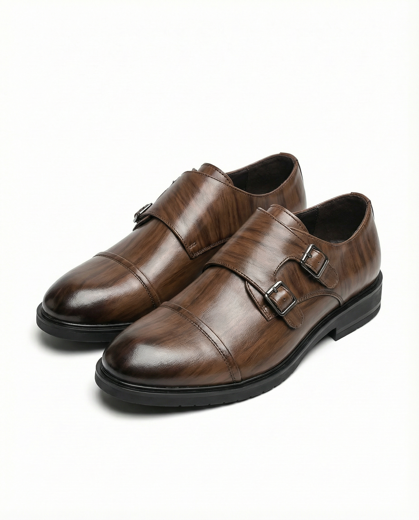 Men's Premium Double Monk Strap Dress Shoes
