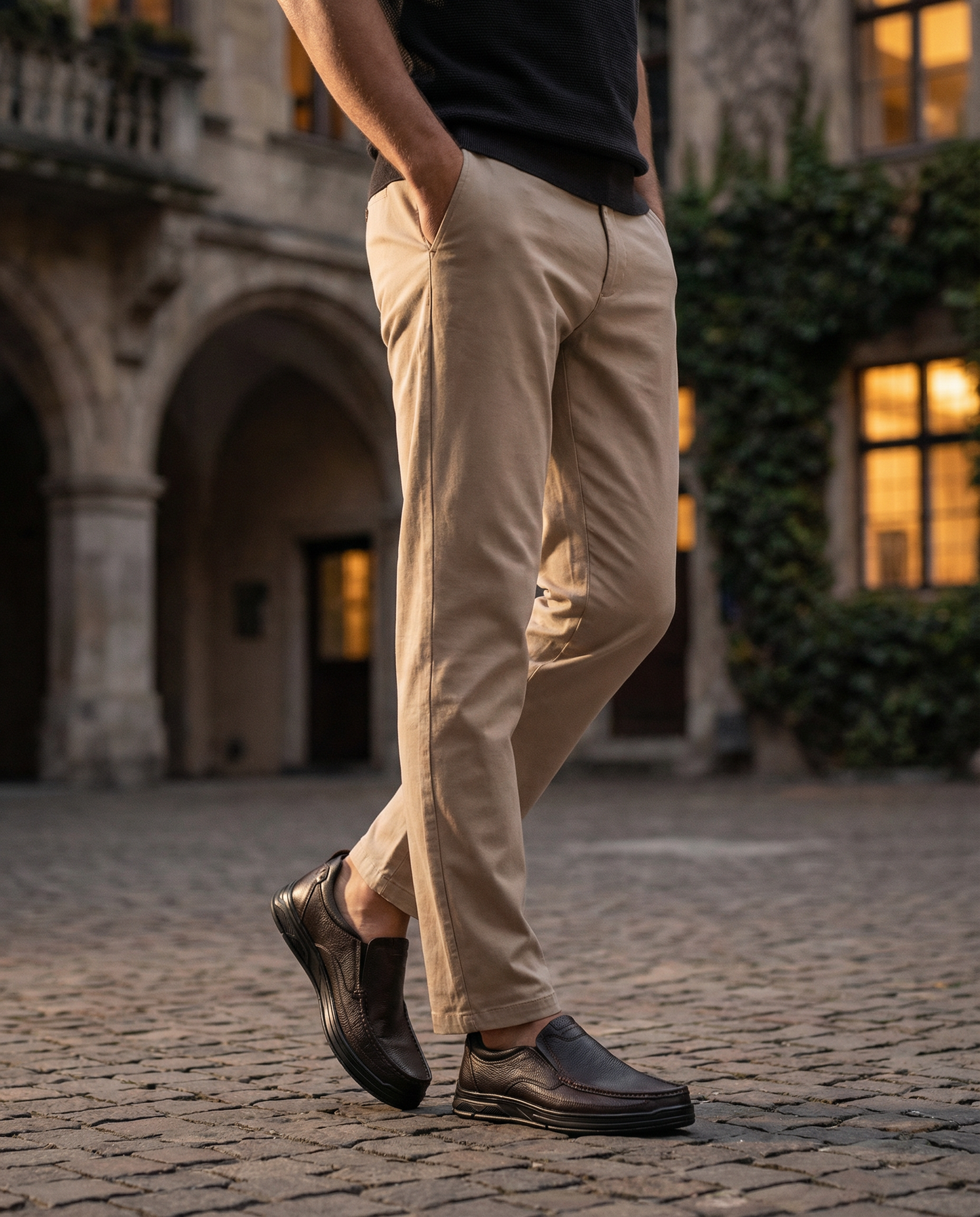 Men's Premium Slip-On Loafers with Cushioned Sole