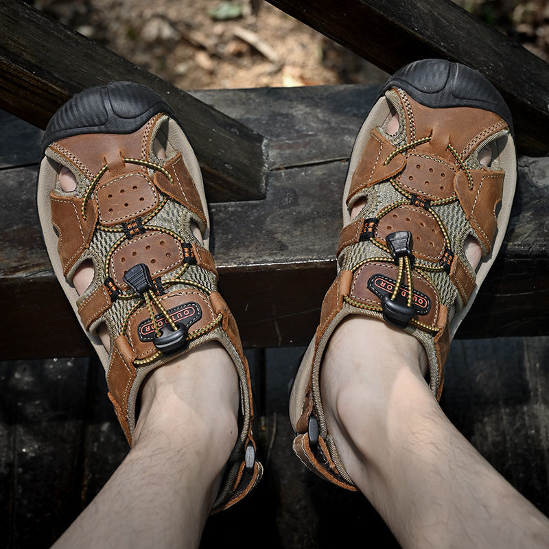 Men's Arch Support Outdoor Fisherman Sandals