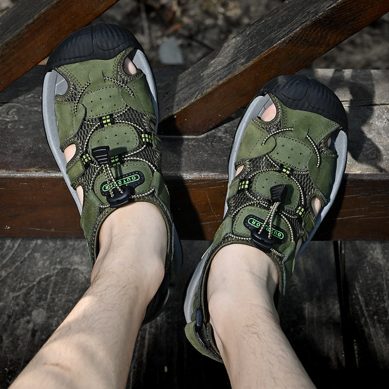 Men's Arch Support Outdoor Fisherman Sandals