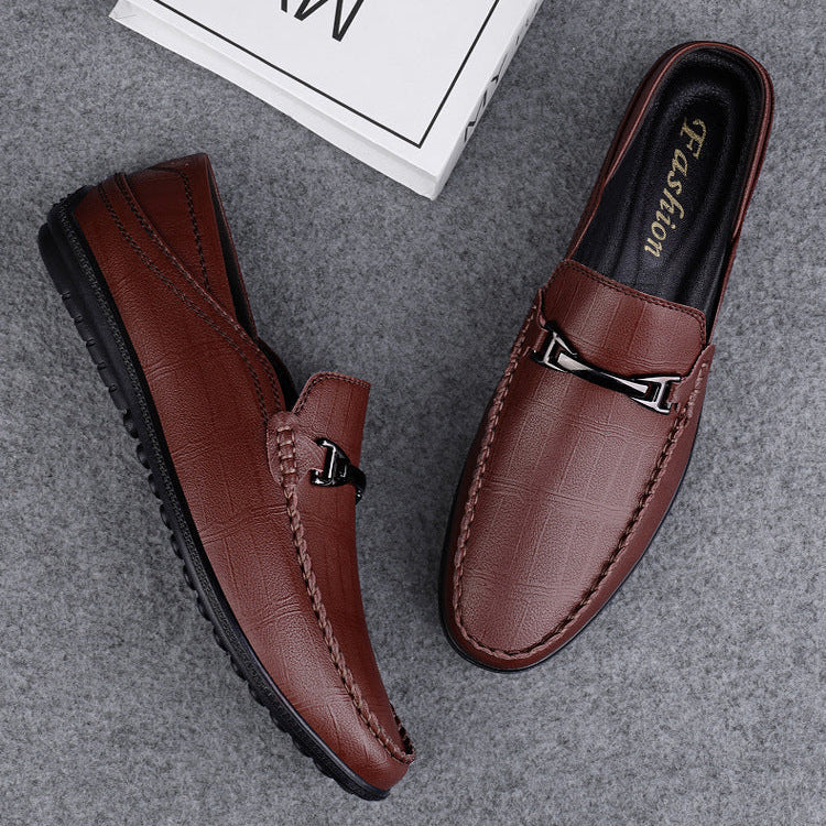 Men's Elegant Slip-On Loafers with Cushioned Footbed