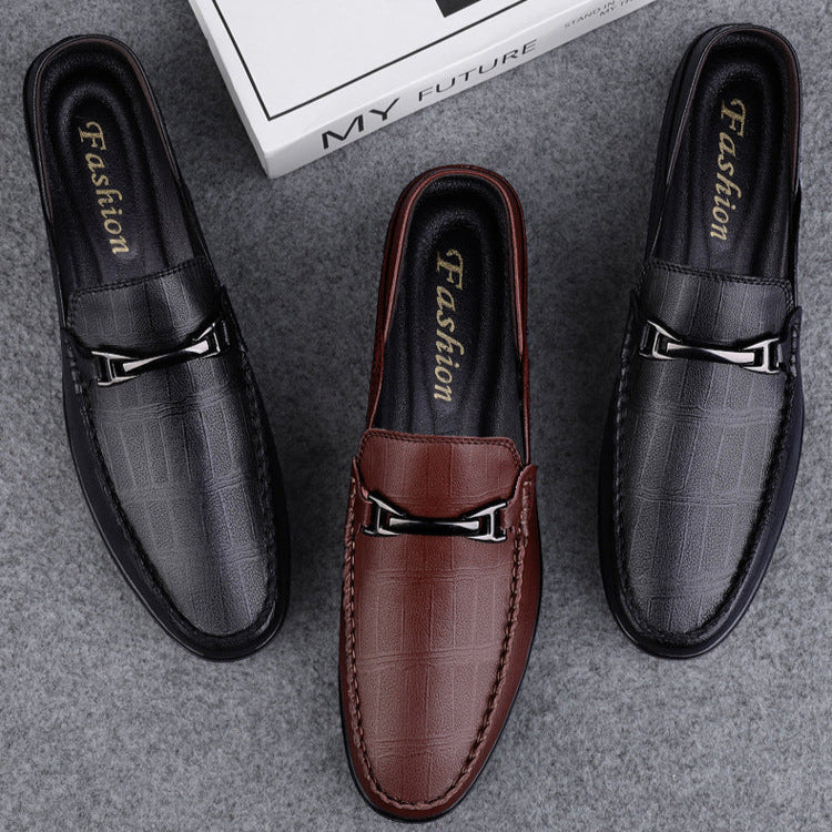 Men's Elegant Slip-On Loafers with Cushioned Footbed