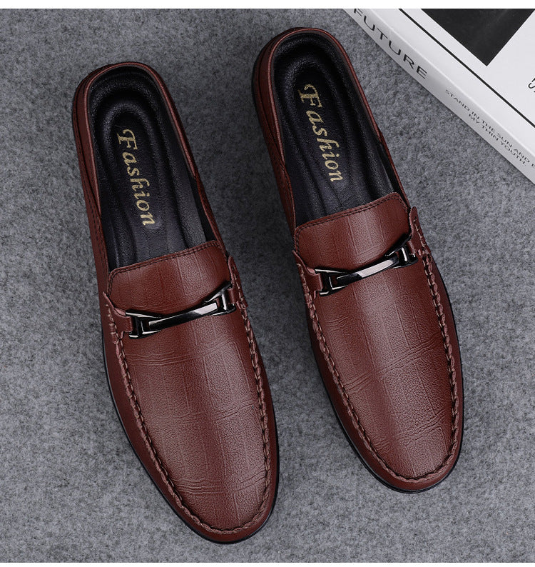 Men's Elegant Slip-On Loafers with Cushioned Footbed
