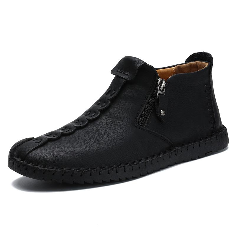 Orthopedic Hand-Stitched Casual Ankle Boots for Men