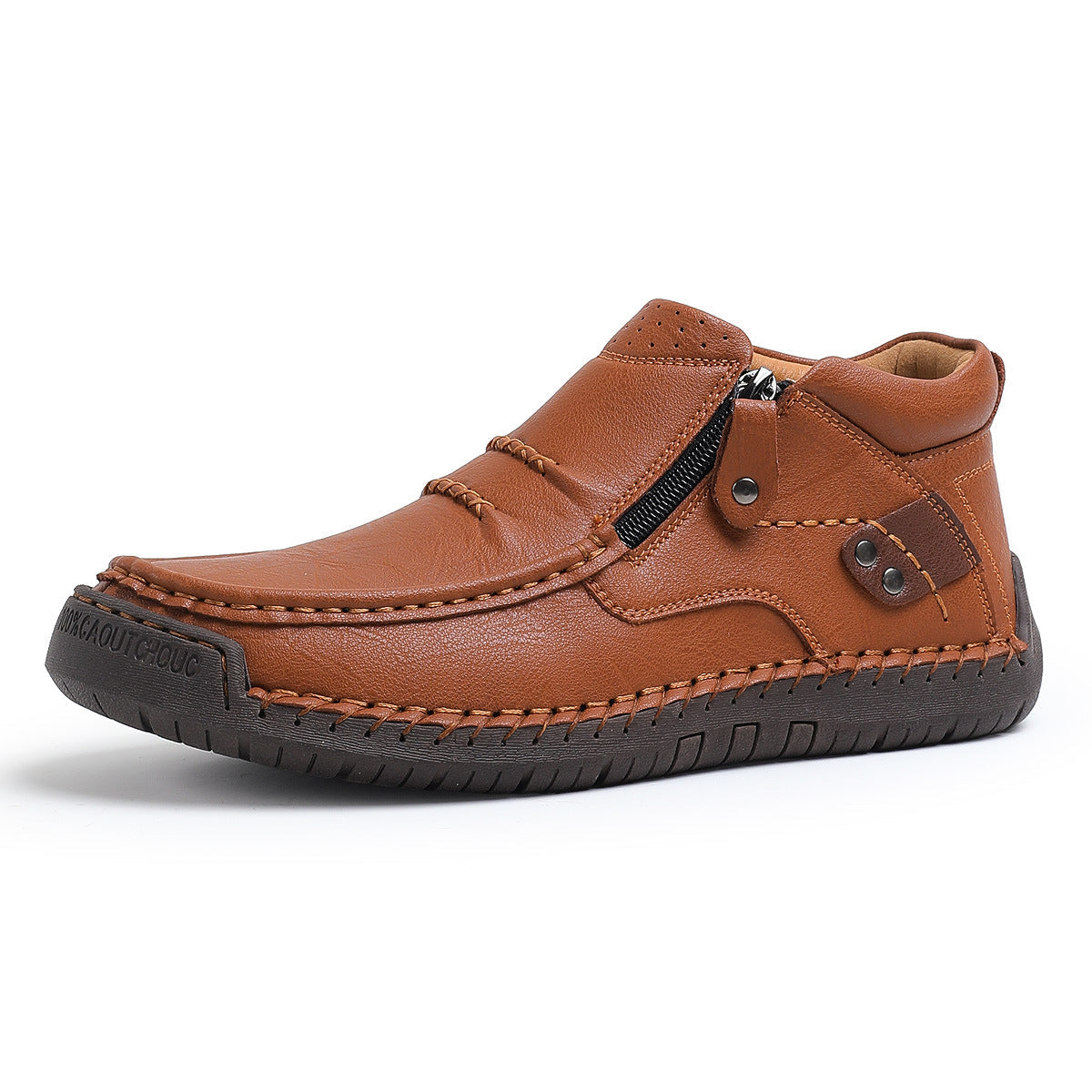 Orthopedic Men's High-Top Boots for Comfort and Support