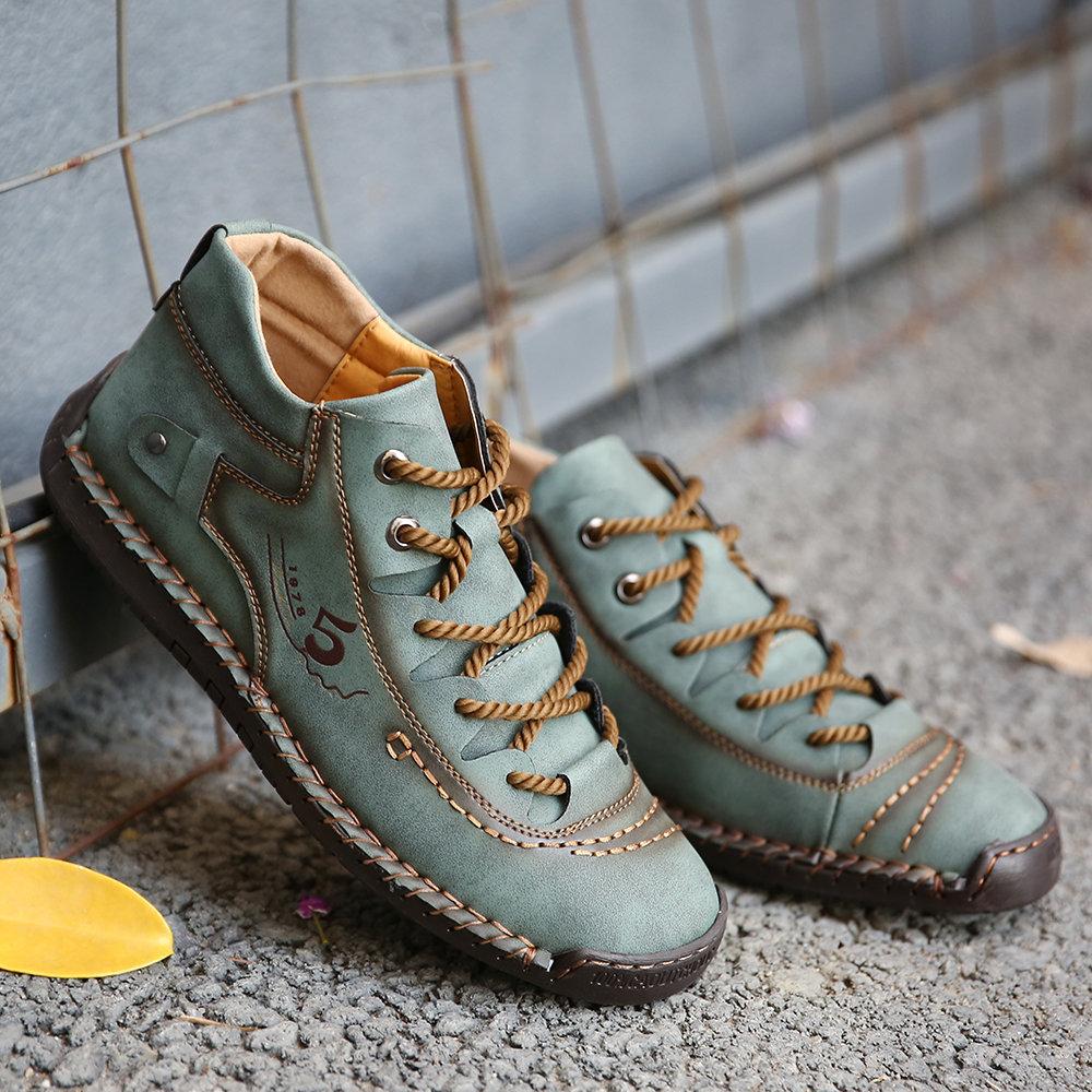 Men's Premium Hand Stitched High-Top Boots