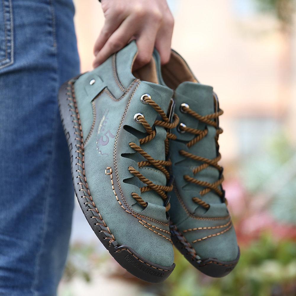 Men's Premium Hand Stitched High-Top Boots