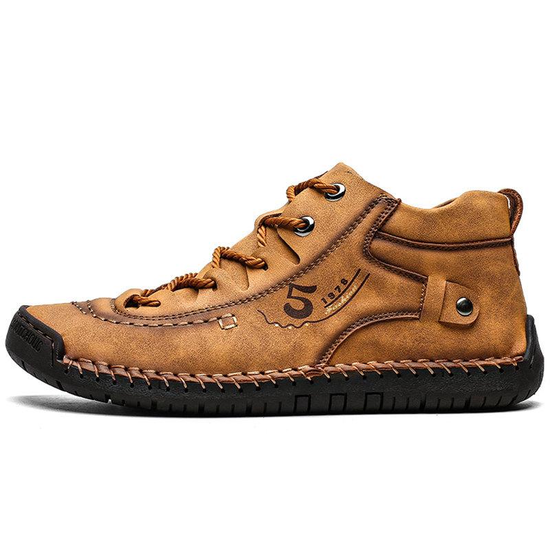 Men's Premium Hand Stitched High-Top Boots