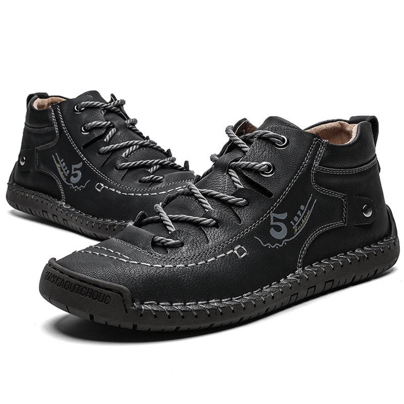 Men's Premium Hand Stitched High-Top Boots