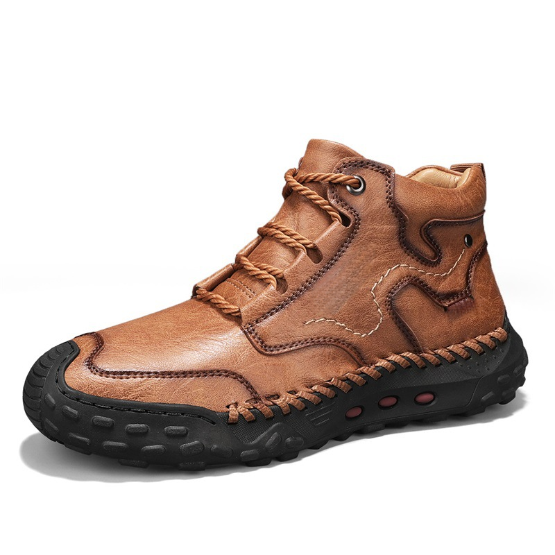 Men's High-Top Orthopedic Comfort Shoes for Posture Support