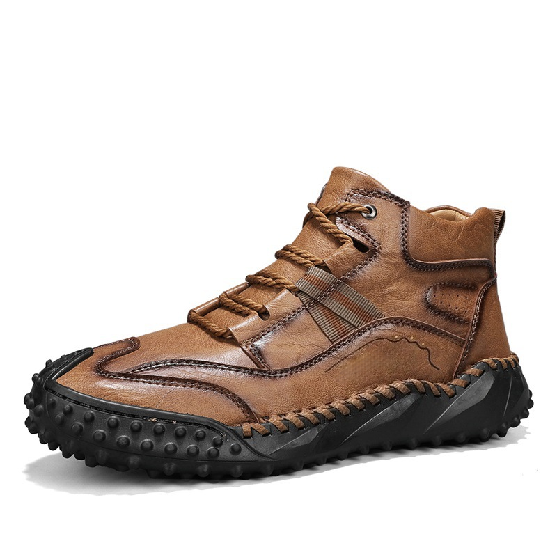 Men's High-Top Orthopedic Comfort Shoes for Posture Support