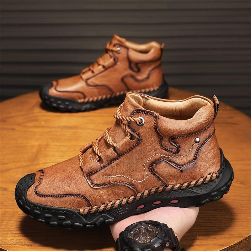 Men's High-Top Orthopedic Comfort Shoes for Posture Support